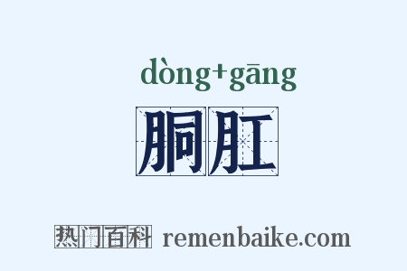 胴肛是什么意思的图片